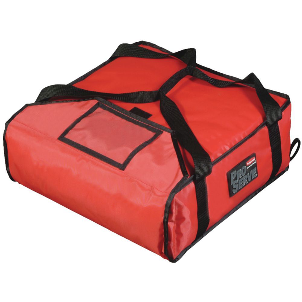 20" X 20" X 7" Full Insulated all sides Red SJ011 PIZZA DELIVERY BAGS 