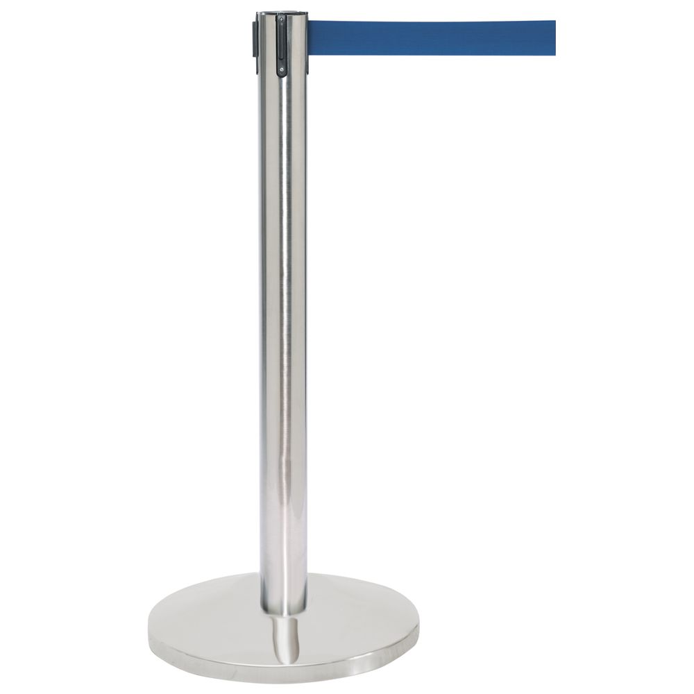 Crowd Control Stanchion with 7-1/2 Blue Belt 