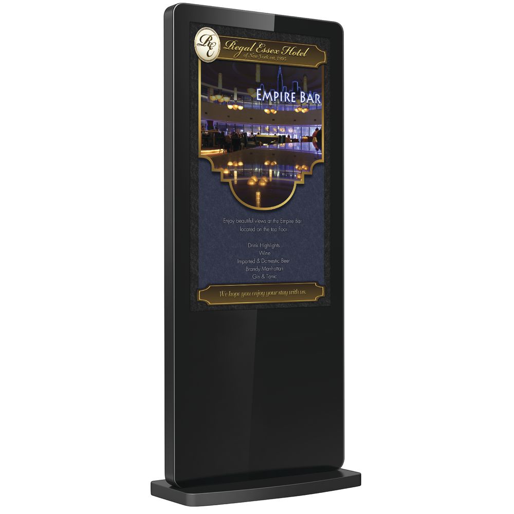 Freestanding Floor Digital Sign Touch Screen, 55"