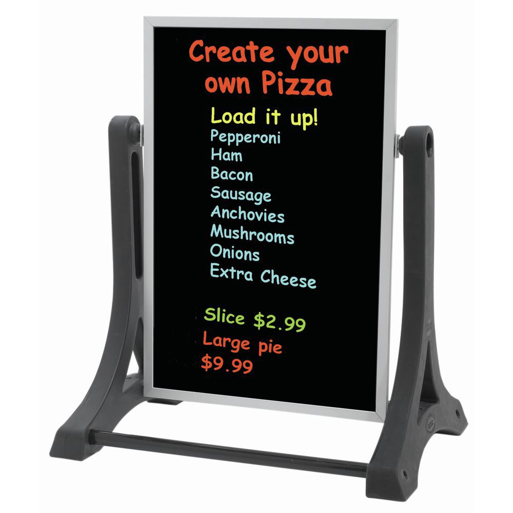 Aarco Products OC3660NT Black Chalkboard - Clear Lacquer