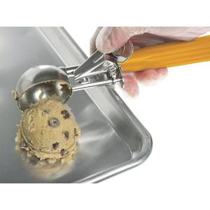 Portion Scoop - #16 (2 oz) - Disher, Cookie Scoop, Food Scoop - Portion  Control - 18/8 Stainless Steel, Blue Handle 