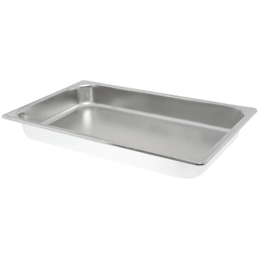 Steel Chafing Dish Includes a Cover Holder|HUBERT&#174; Economy Stainless Steel Chafing Dish 9 1/2Qt 
