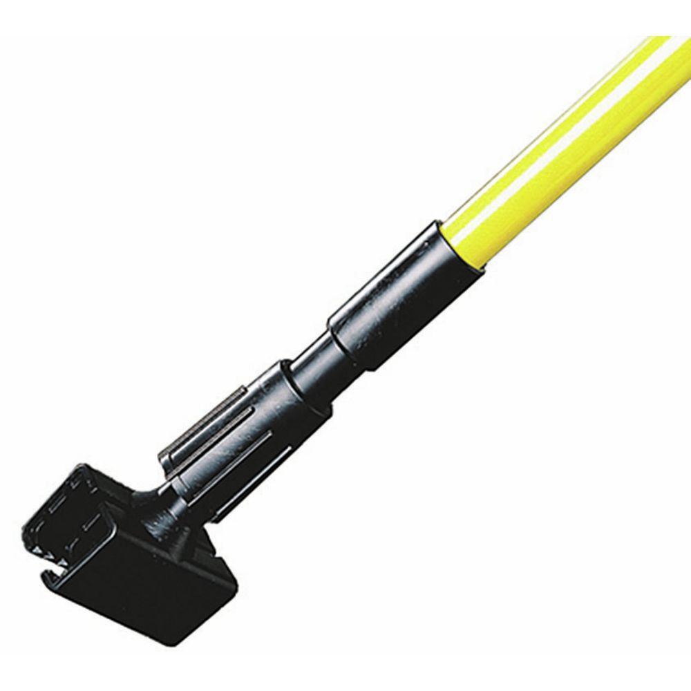 HUBERT® Yellow Fiberglass Clincher Style Mop Handle For 5"W Mop Head 60"L 