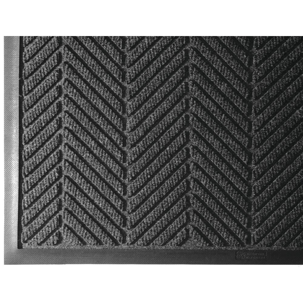 M+A Grey Ash Carpet WaterHog™ ECO Elite Classic Entrance Mat - 6'L