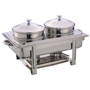 22" L x 14" W x 4 1/2 HUBERT Chafing Dish Water Pan Full Size Stainless Steel 