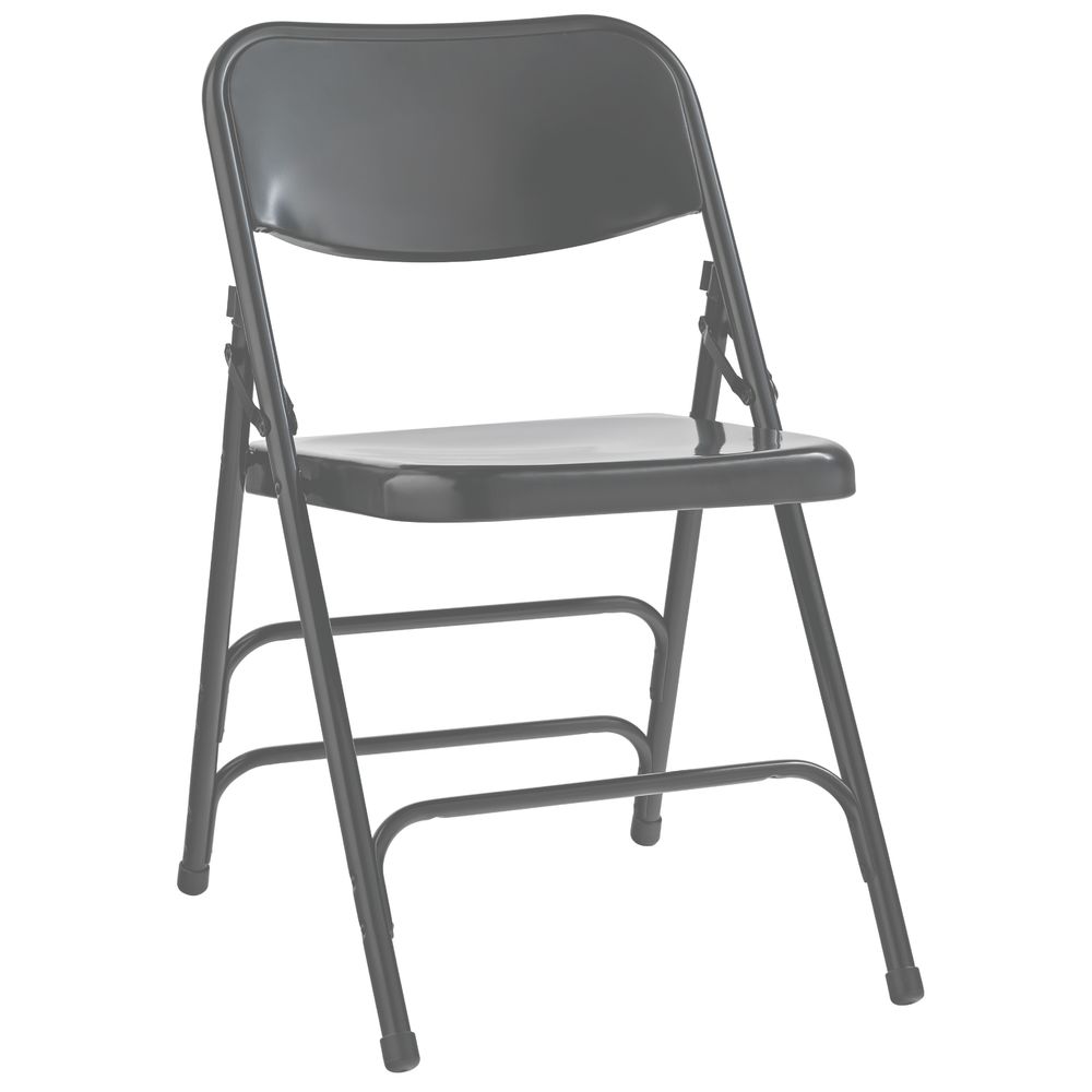 Samsonite Commercial Grade Grey Steel Folding Chairs 18 1 2 L X