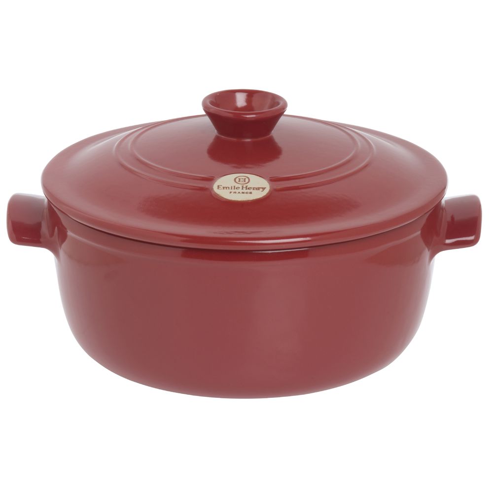 Emile Henry Flame® 3 7/10 qt Charcoal Ceramic Tagine Cookware 12 1/2"Dia x 9"H