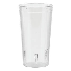 New, 16 oz. Restaurant Tumbler Beverage Cup, Stackable Cups,  Break-Resistant Commmerical Plastic, Set of 6 - Amber