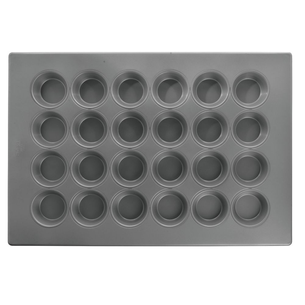HUBERT® 3 4/5 oz Aluminized Steel 35 Cup Muffin Pan with Silicone 