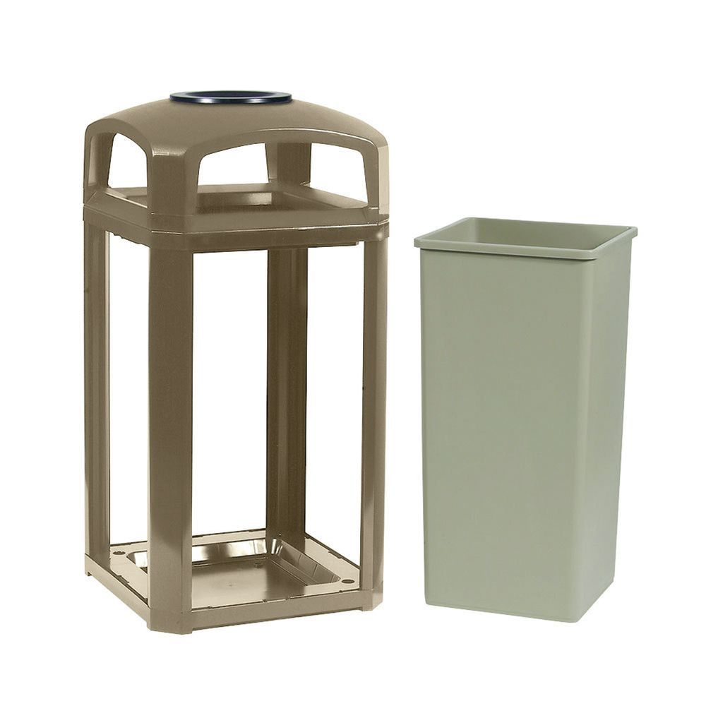 Rubbermaid Landmark Series® 50 gal Driftwood Frame With Coral Rubbermaid Landmark Series® 50 gal Driftwood Frame With Coral