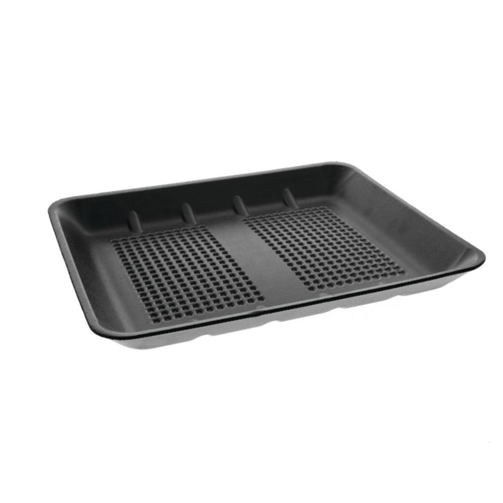 Pactiv 9H Disposable Foam Meat Tray - 11 9/10L x 9 9/10W x 1 1/4H