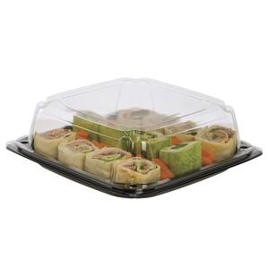 Buffets and Parties 15 x Small Catering Platters/Trays & Lids For Sandwiches 