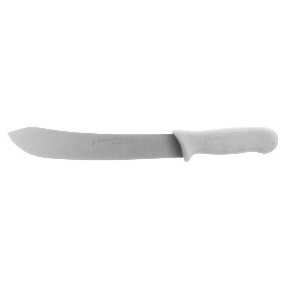 KNIFE, 10"BUTCHER, WH POLY HANDLE