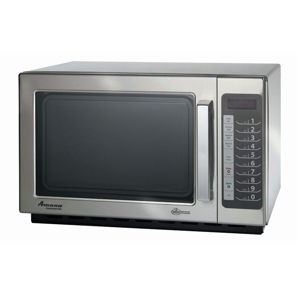 Amana®RCS10TS 1000 Watt Medium Volume Commercial Microwave With Touch
