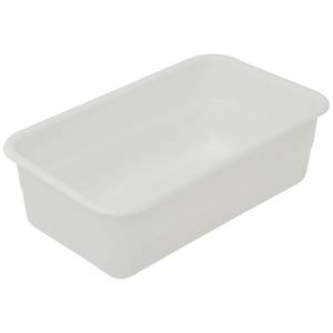 Rubbermaid White Polyethylene Brute Tote Box with Lid 27-7/8 inch