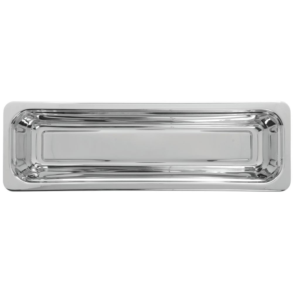 Bon Chef Hot Solutions Stainless Steel Buffet Chafing Pan Plain Half Size Long 21"L  x 6 1/2"W  x  2 3/4"H
