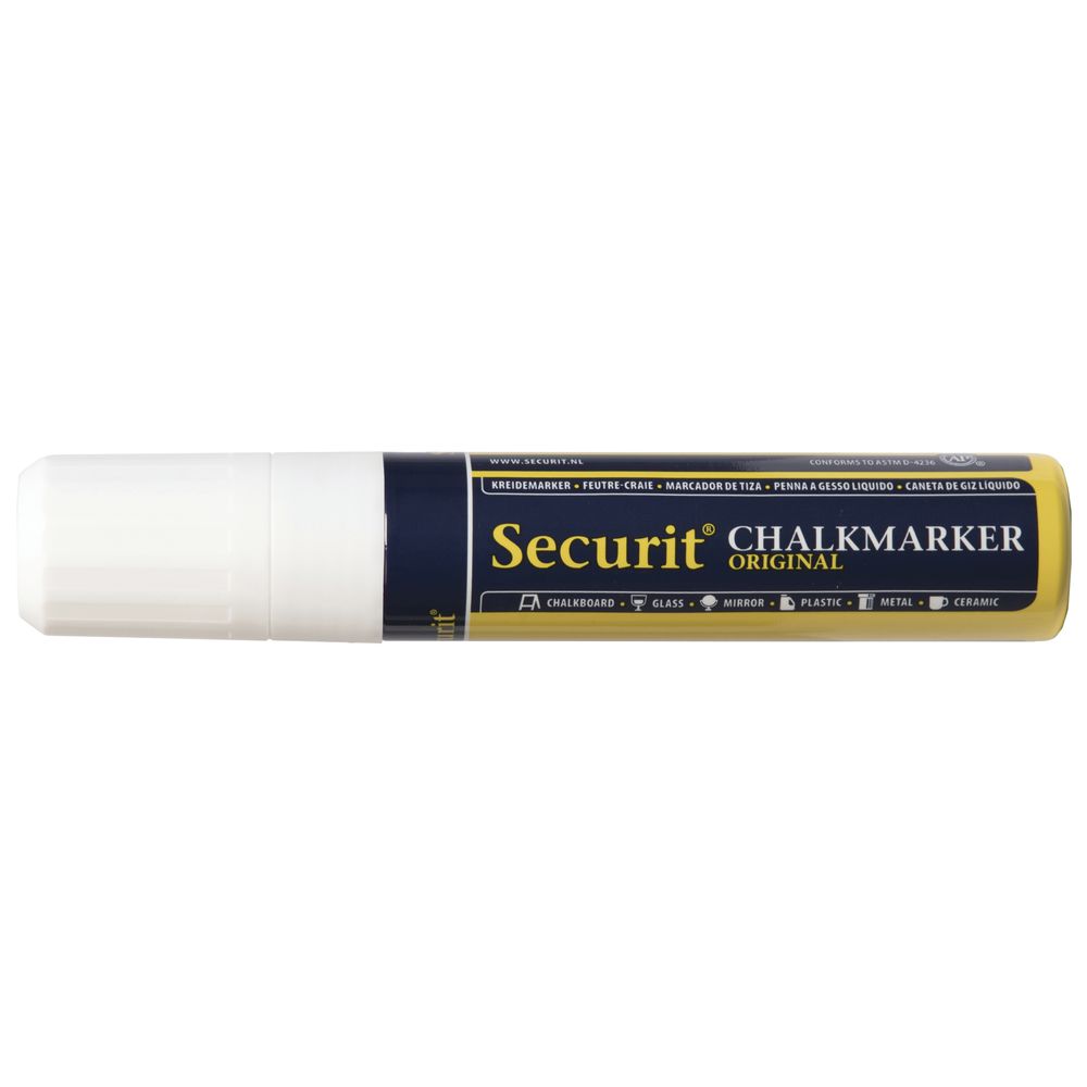 Securit SMA510-WT 6mm Original Liquid Chalkmarker White