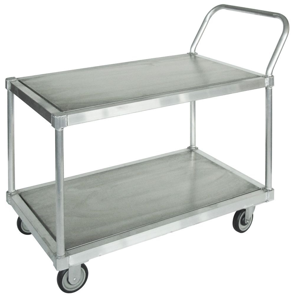 HUBERT Aluminum Produce Cart - 48L x 26W x 42 1/2H
