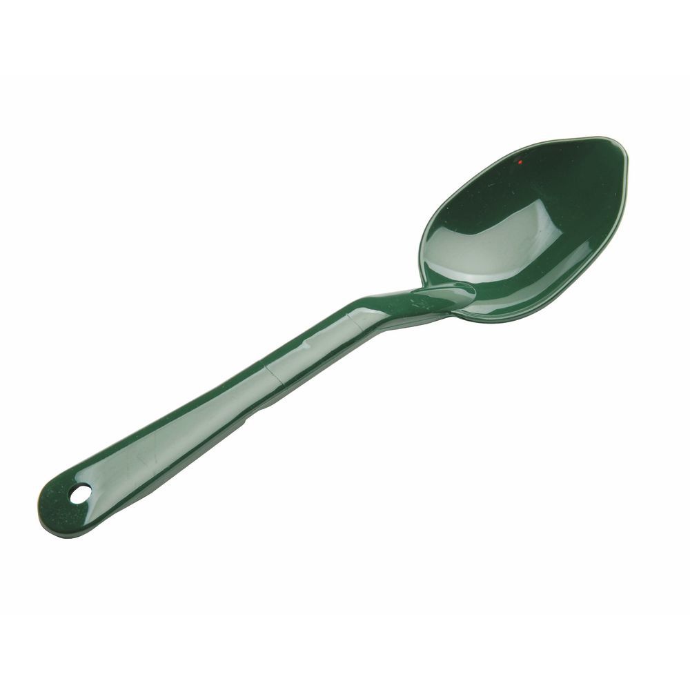 Carlisle Solid Polycarbonate Spoon in Forest Green 11"L