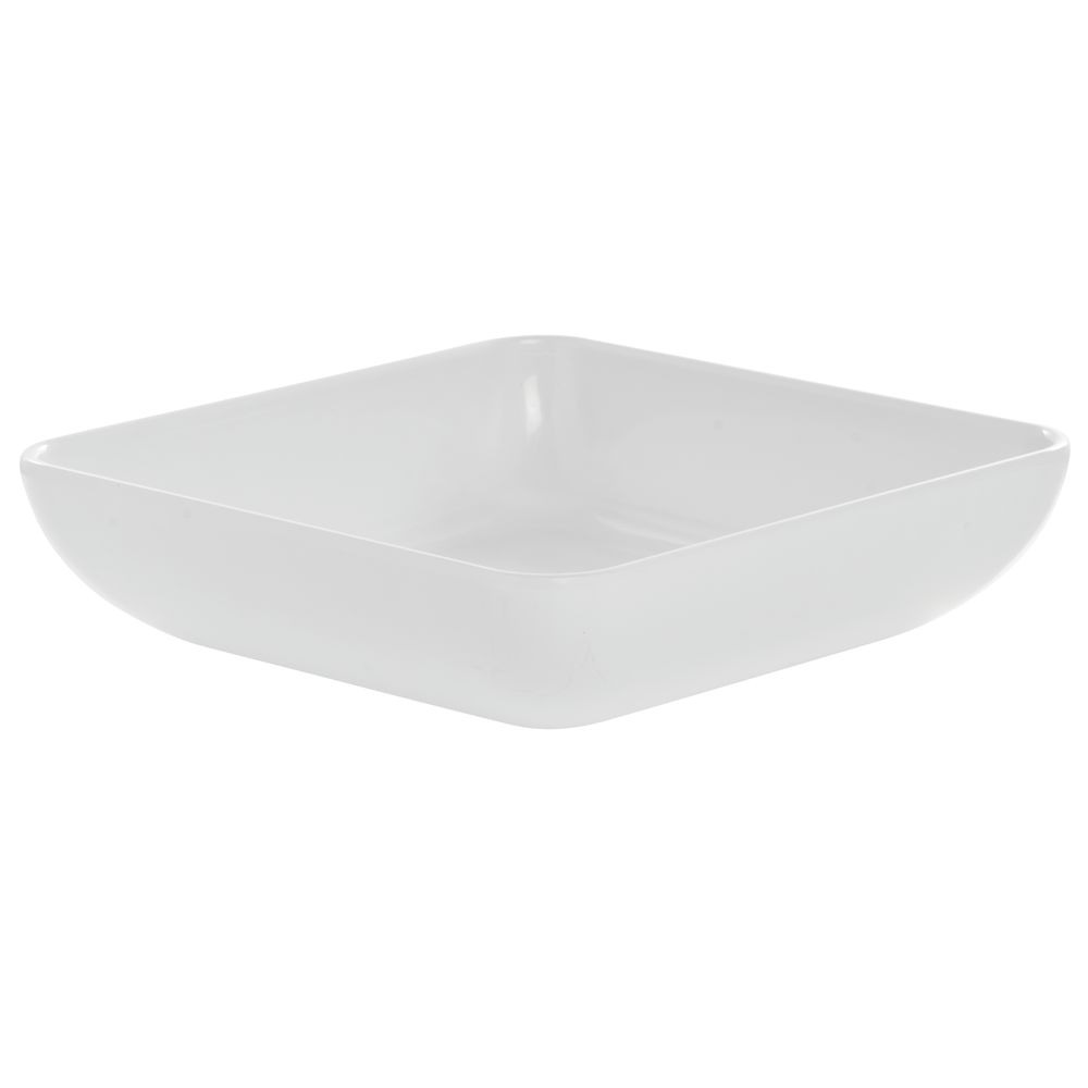 G.E.T. Midtown™ 1.5 qt Rounded Square White Melamine Bowl