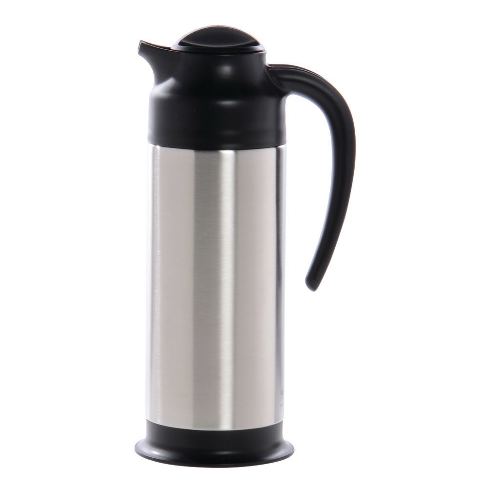 Black 1l Thermal Coffee Carafe Double Walled Thermal Carafe