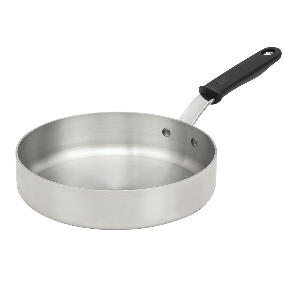 Vollrath Wear-Ever 3 Qt. Straight-Sided Aluminum Saute Pan with Plated  Handle 671130