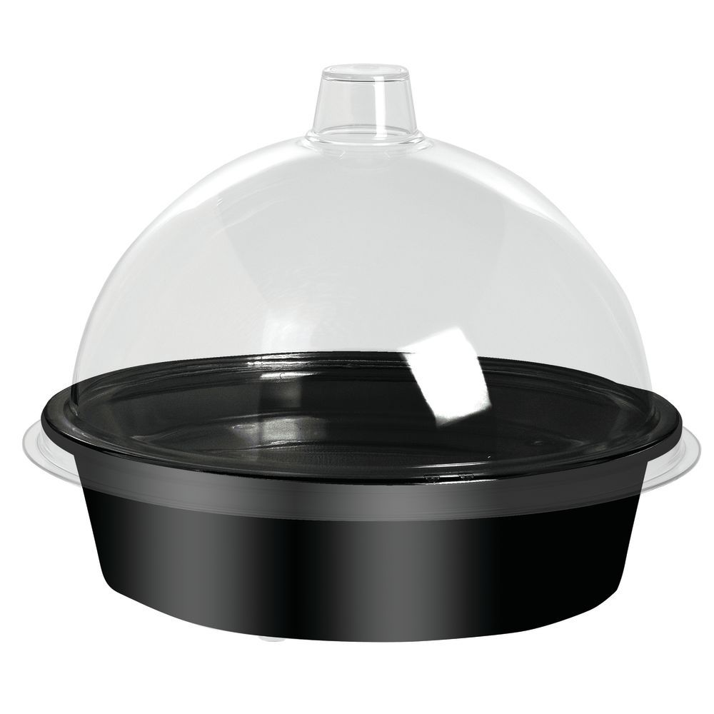 Cal-Mil Round Clear Acrylic Chill Tray with Dome 10Dia x 10H 