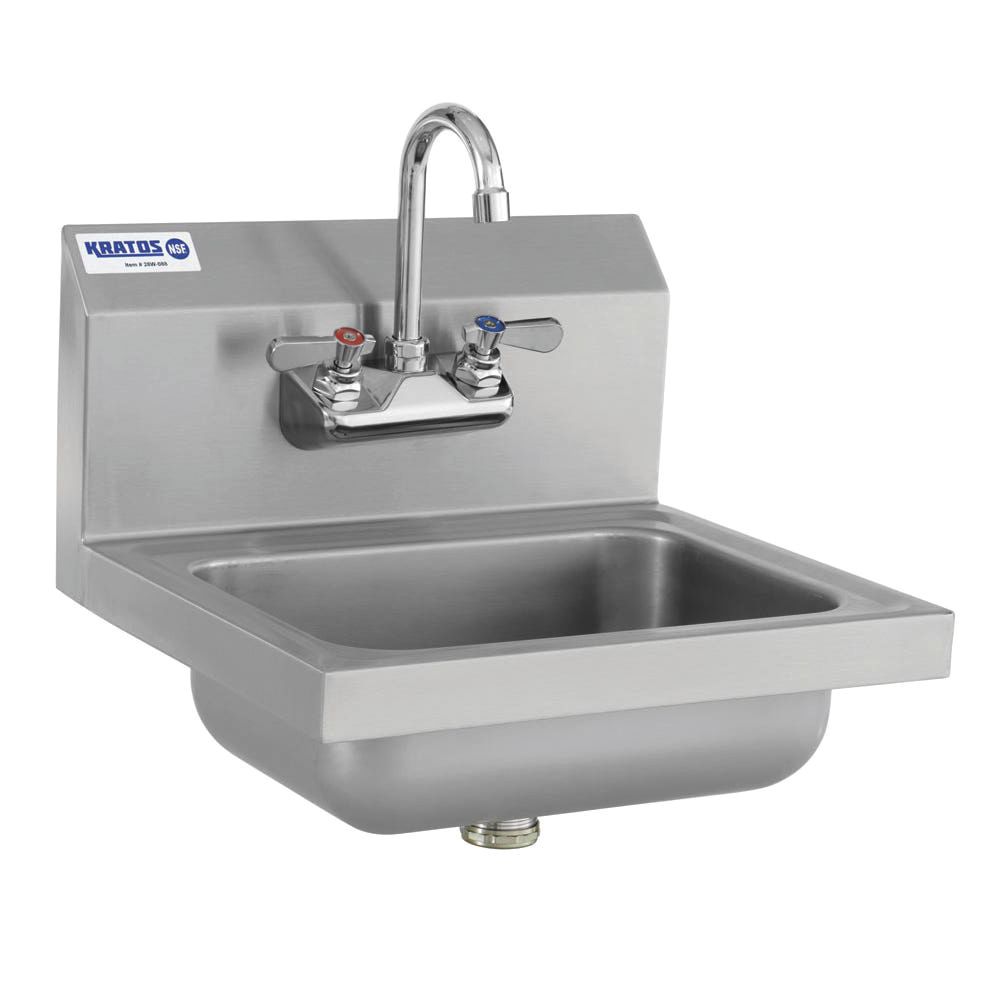 Kratos Hand Sink w/ Gooseneck Faucet and 14