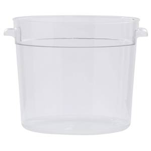 Choice 4 Qt. Translucent Square Polypropylene Food Storage Container