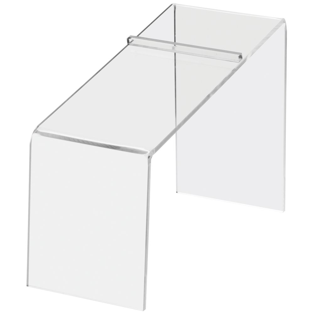 Acrylic Slanted Shoe Display Clear