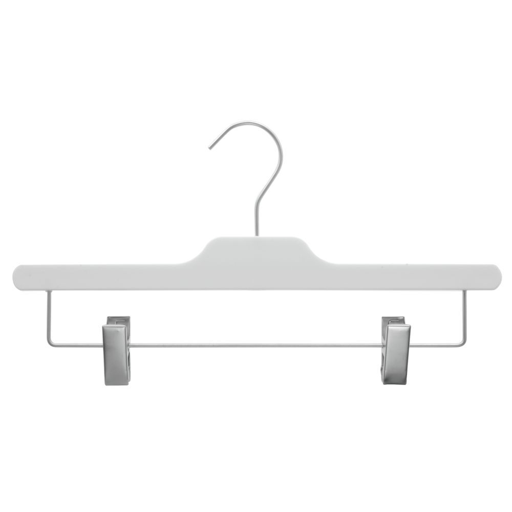 17" White Pant Hangers