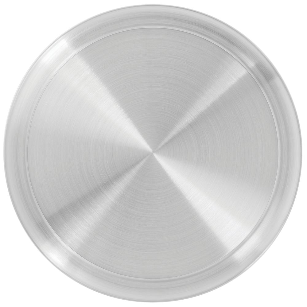 Expressly Hubert® Basic Round Stainless Steel Serving Tray - 20Dia x 3/4H