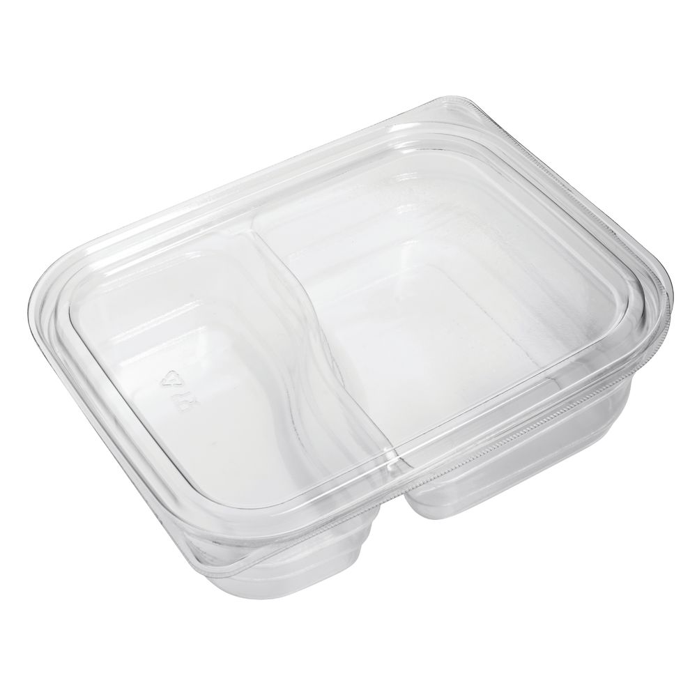 LID FOR 2-COMPARTMENT SNACK BOX