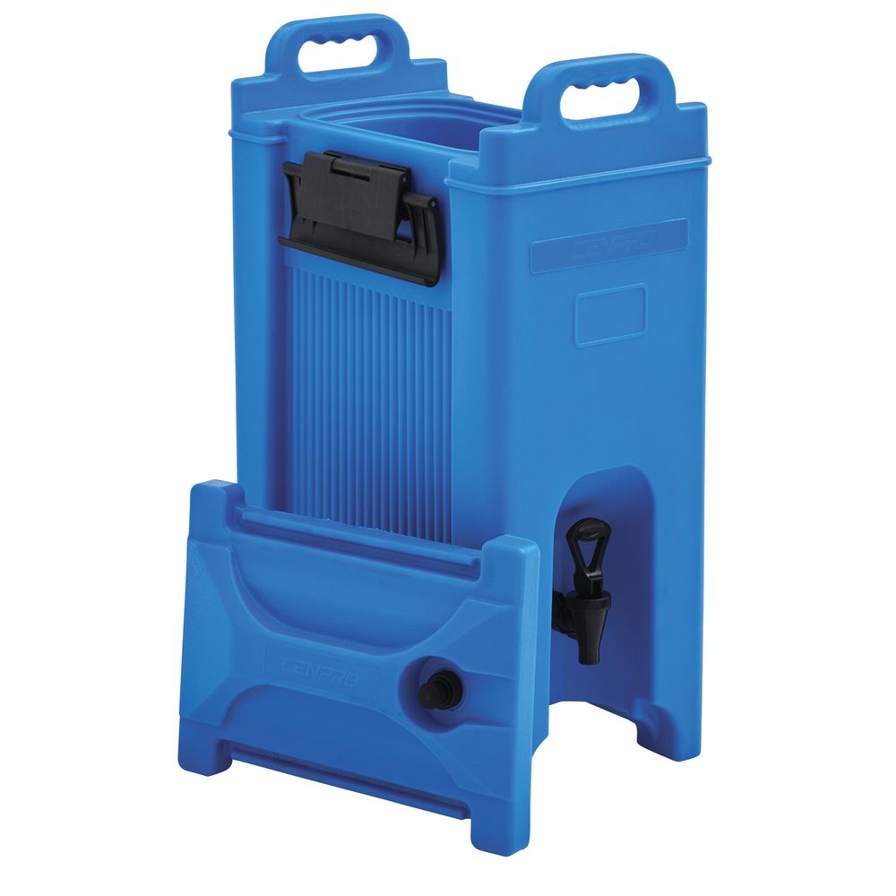 CenPro 29A-154 5-Gallon Blue Insulated Beverage Dispenser - 17