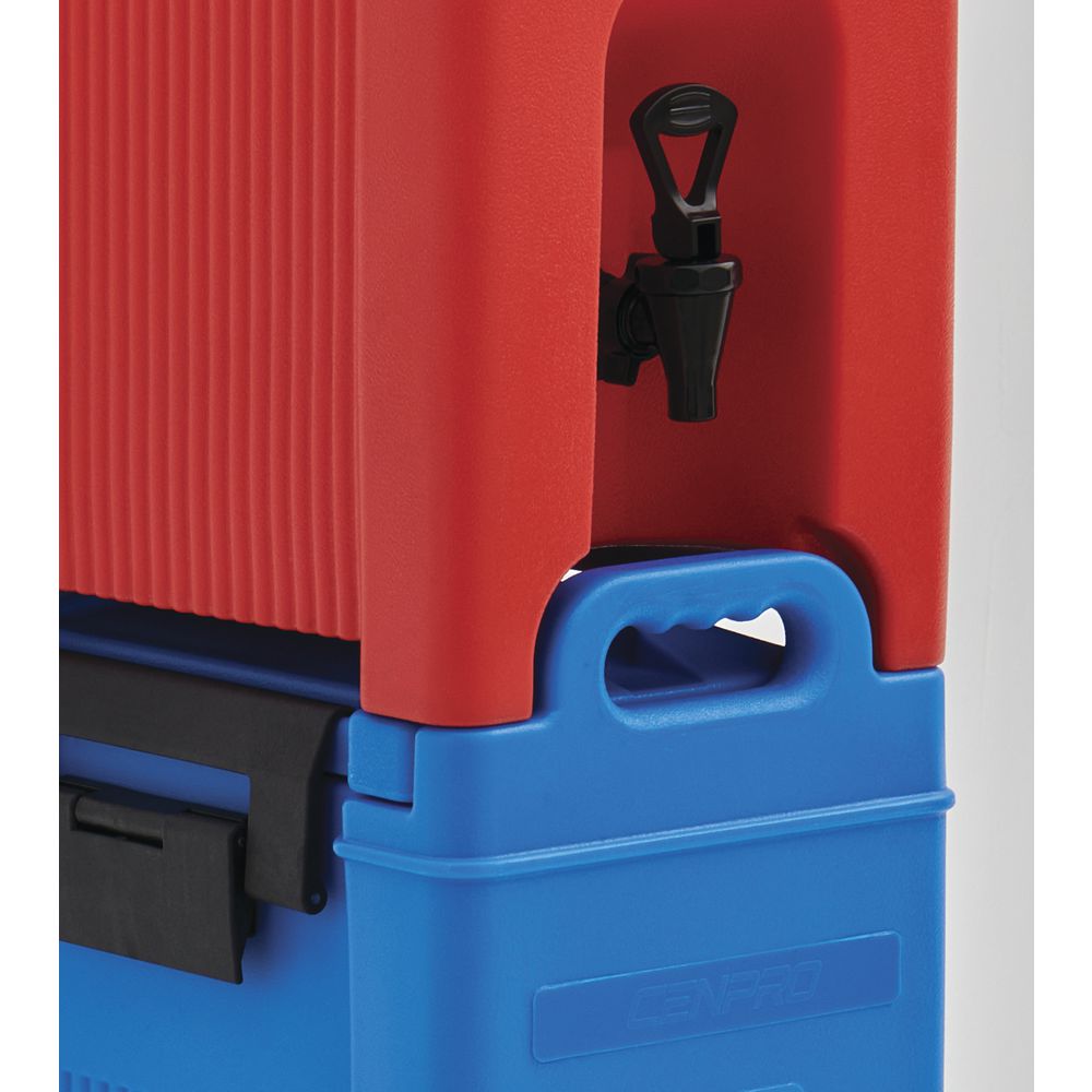 CenPro 29A-154 5-Gallon Blue Insulated Beverage Dispenser - 17