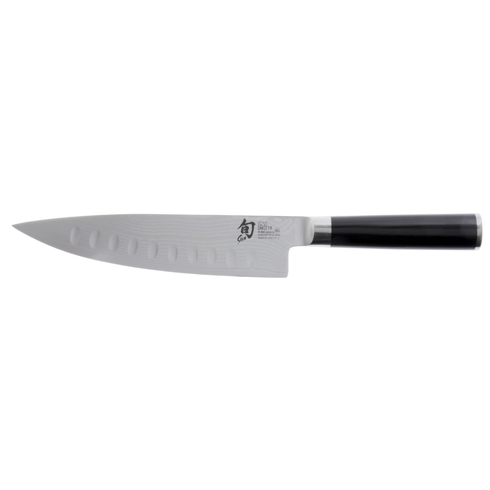 KNIFE, CHEF&#39;S, HOLLOW GRND, SHUN CLASSIC