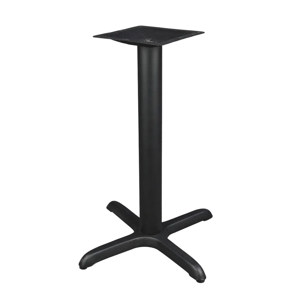 Kratos Table Base, Bar Height Column with Pre-Welded Top Plate - 24