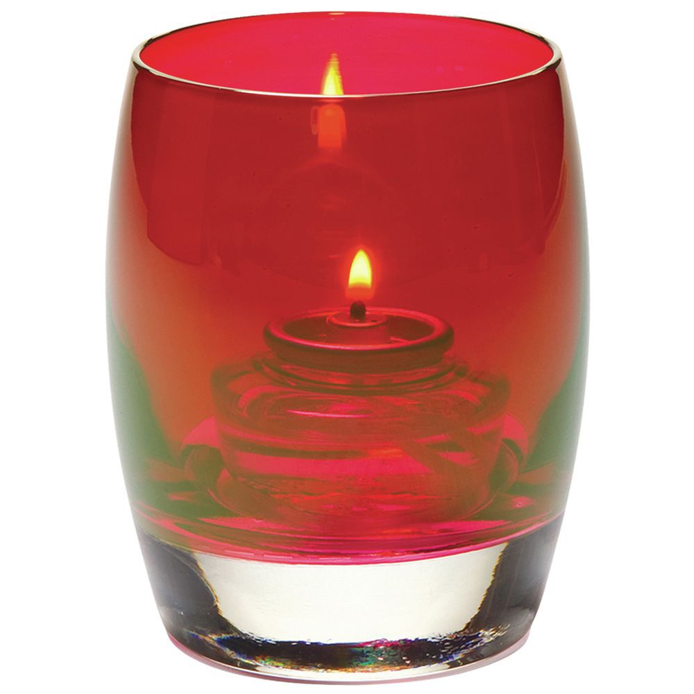 Recycled Glass Votive Holders Short 4/Set