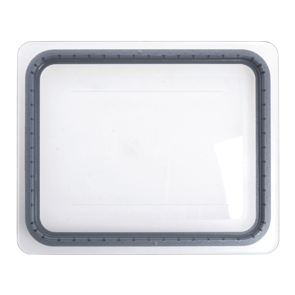 COVER, GRIP LID, 1/2 SIZE, CLEAR