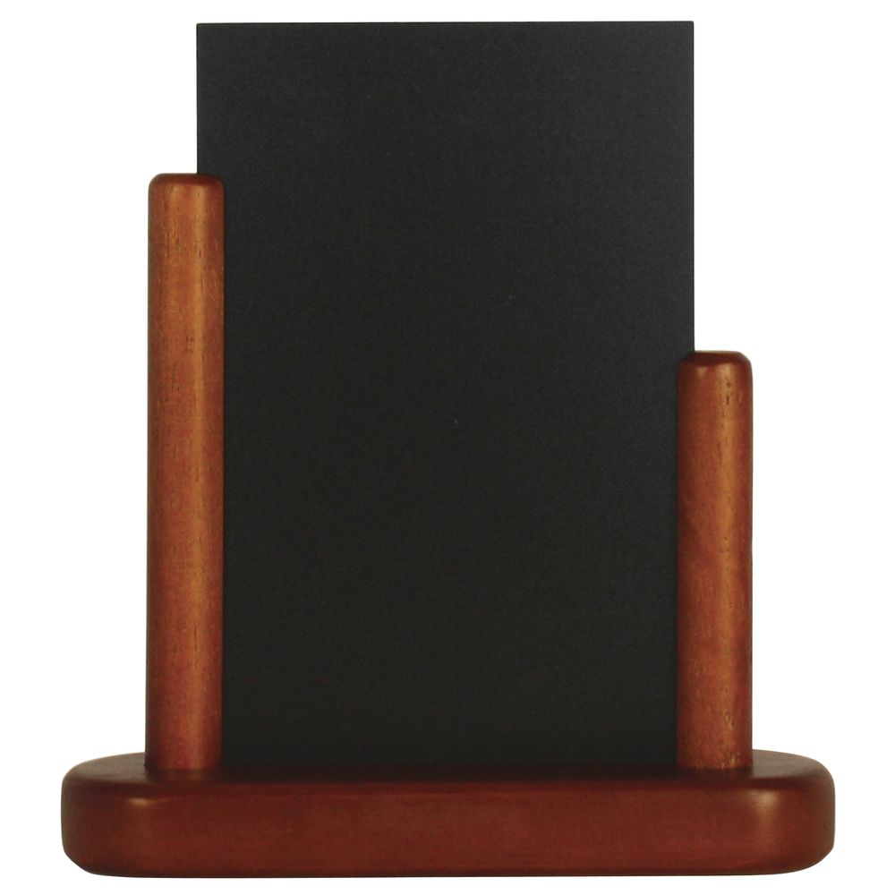 Expressly HUBERT® Single-Sided Chalkboard Cherry Stained Frame - 36L x 24H