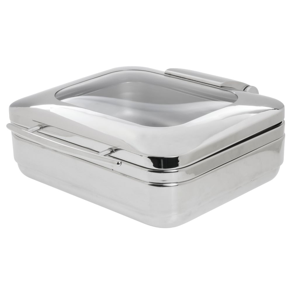 CHAFER, INDUCTION, HALF SIZE, W GLASS LID