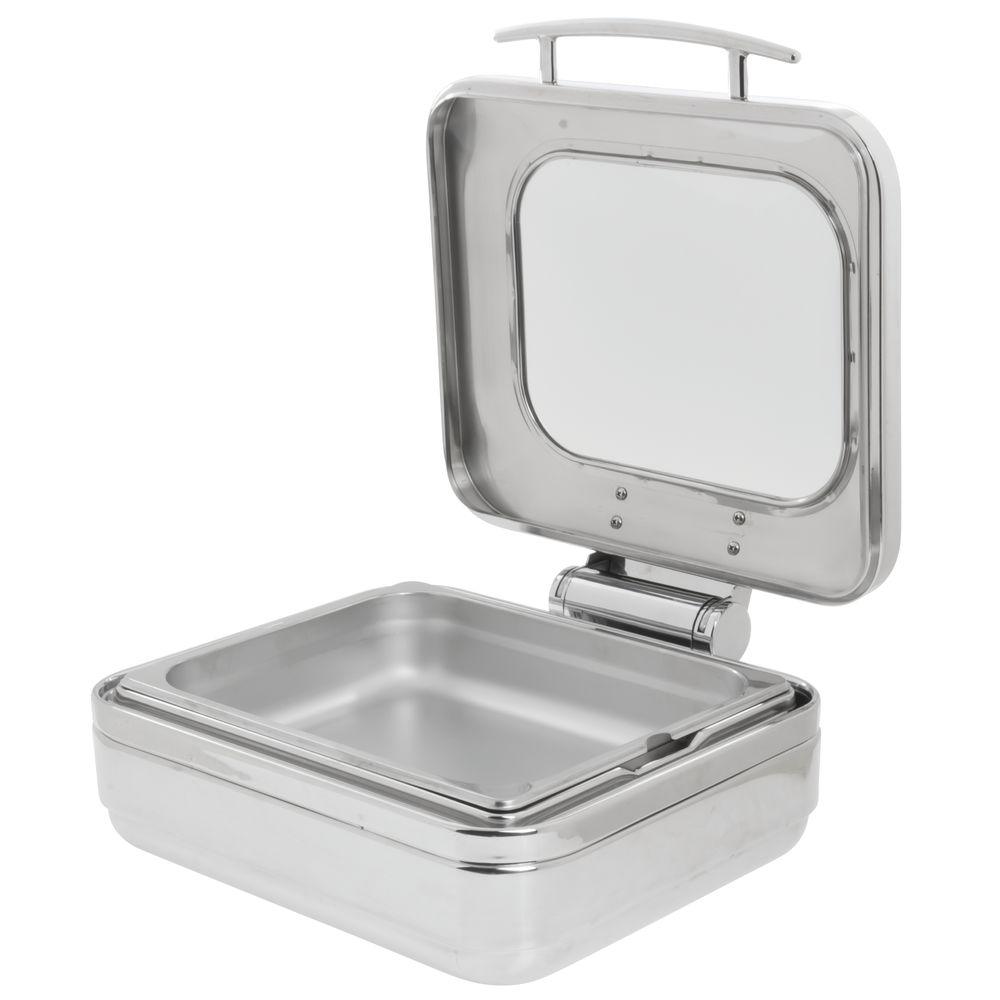 CHAFER, INDUCTION, HALF SIZE, W GLASS LID