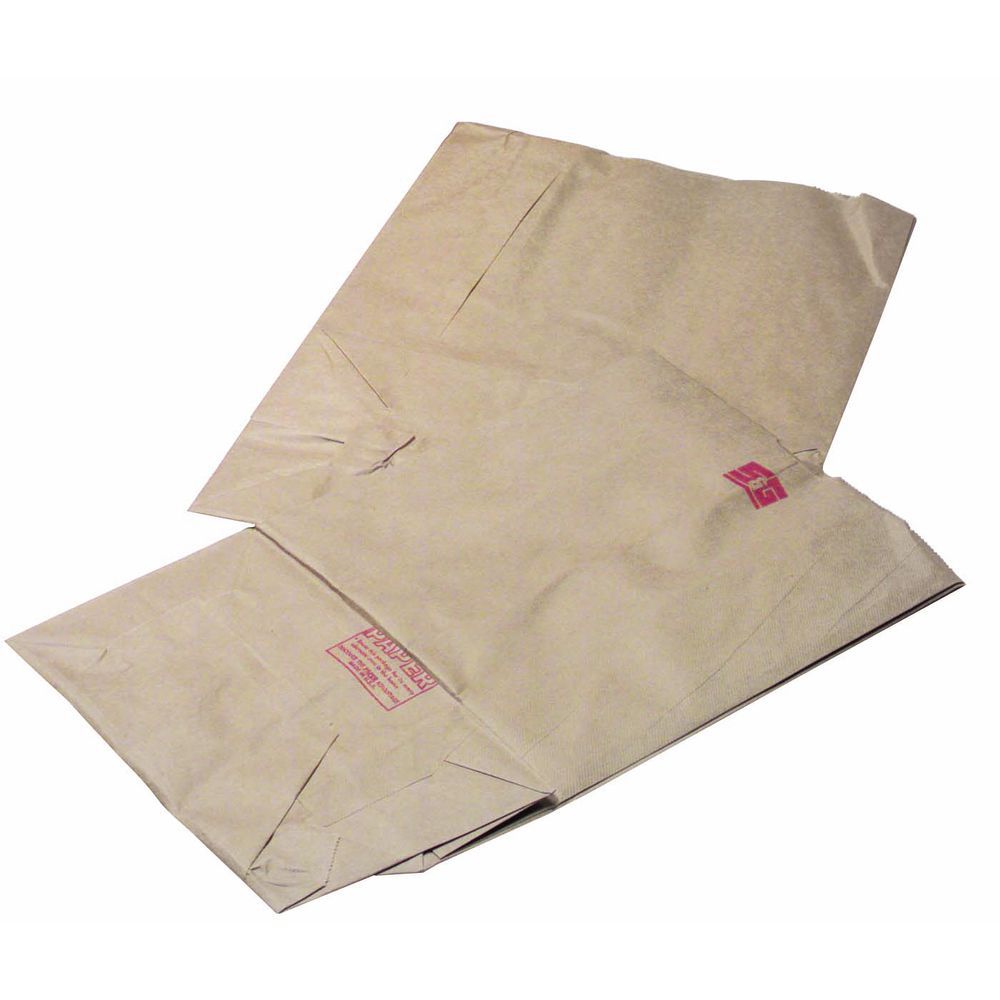 Paper Grocery Bags - 12 x 7 x 17, 1/6 Barrel, Flat Handle, Kraft - ULINE - 2 Bundles of 300 - S-18692
