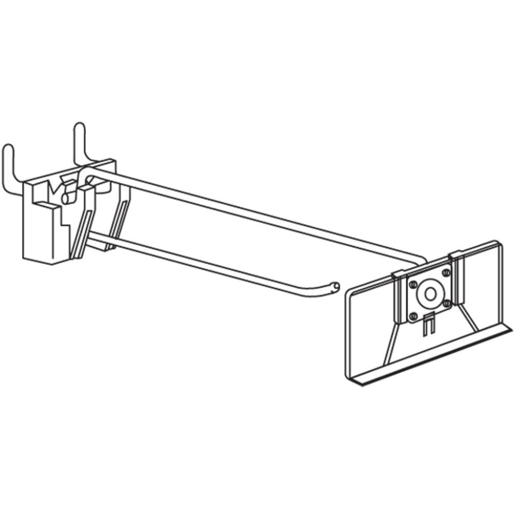 Peg Board and Slatwall Hooks - Plastic, 8 long, Retail Product  Merchandising