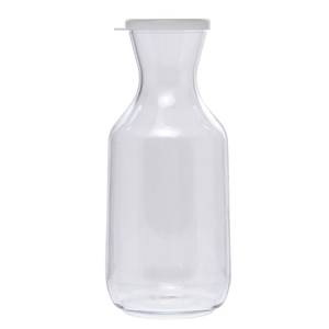 HUBERT® 0.5 L White Plastic Pour Bottle With Lid, Neck And Spout
