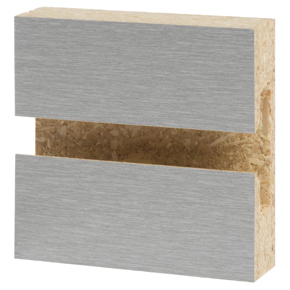 Aluminum Slats with Wood Grain Finish - Hansø Home