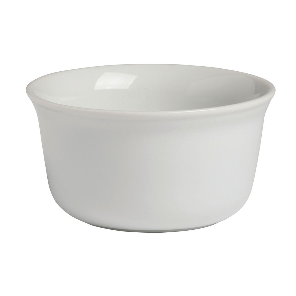 Cambro 9 Oz Classic White Ceramic Bowl 4 3/8"Dia x 2 5/16"H