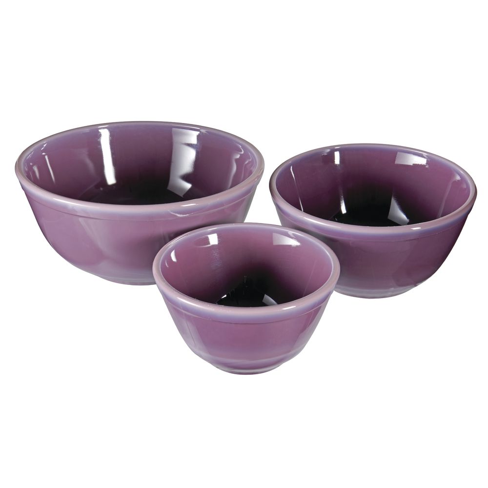 Mosser Glass Mosser 3-Piece Colored Glass Mixing Bowl Set - Jadeite