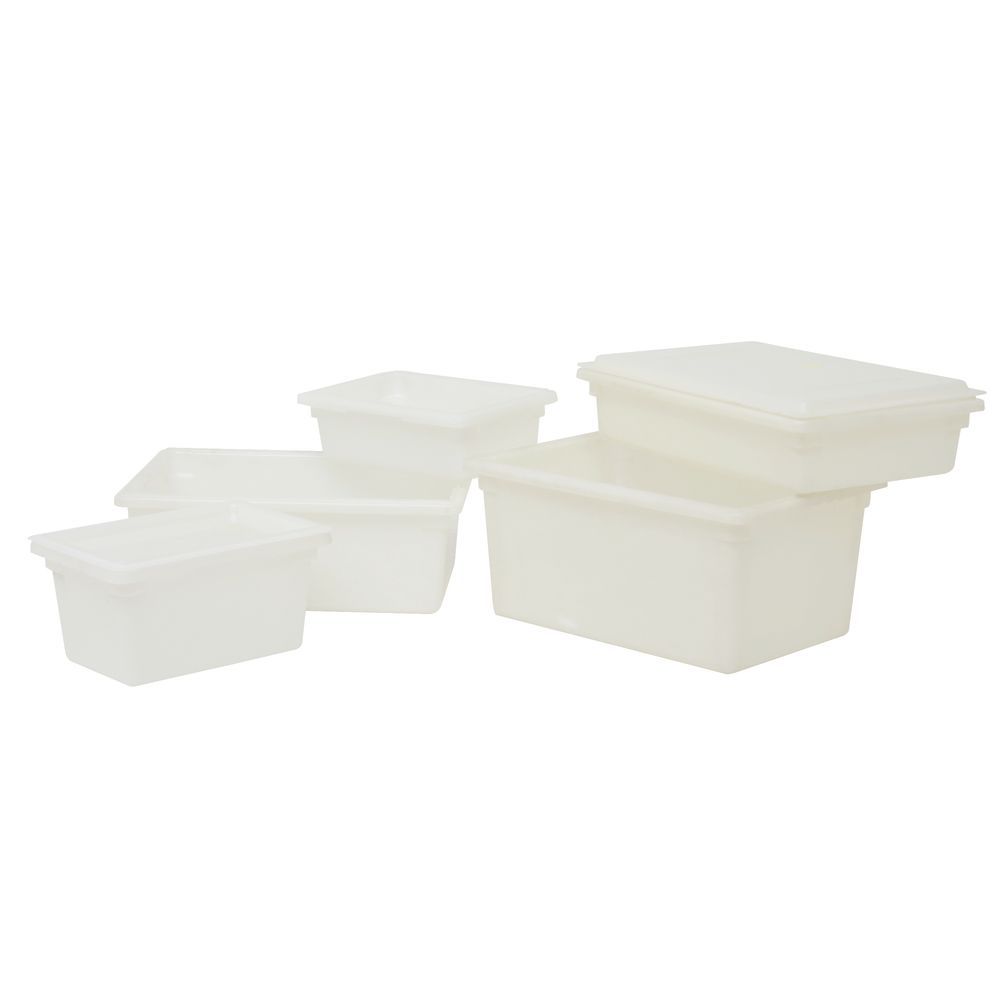 HUBERT® 3 Gal Translucent Plastic Food Storage Box - 18 7/64L x
