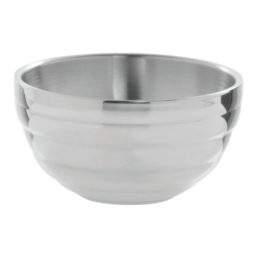 Vollrath Round Beehive Stainless Steel Serving Bowl .75 qt Capacity 5 11/16"D  x  3"H